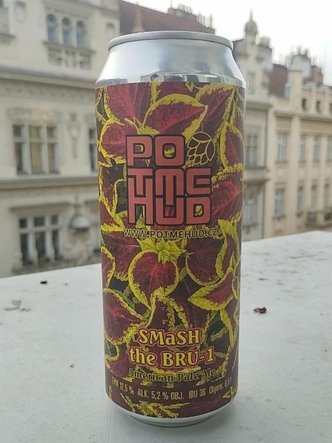 SMaSH the BRU-1 5.2%, Pivovar Potmehúd, Czech Republic