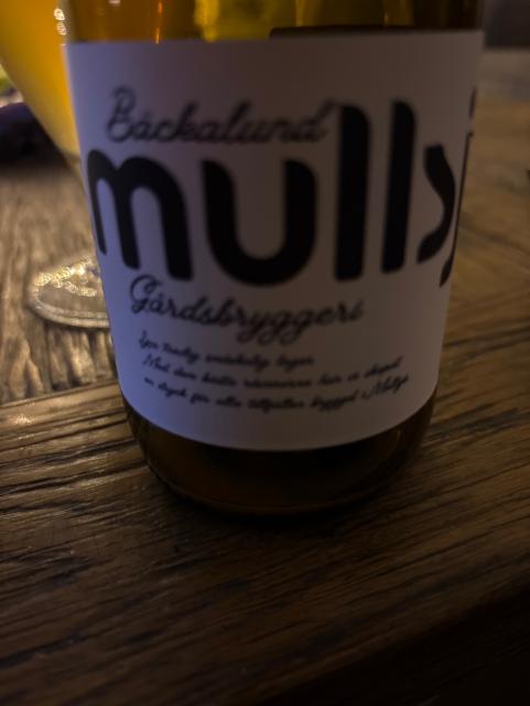 Småstadsöl 4.4%, Bäckalunds gårdsbryggeri Mullsjö, Sweden