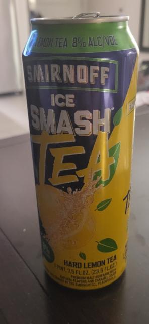 Smirnoff Ice Smash Tea, The Smirnoff Co. Plainfield, IL