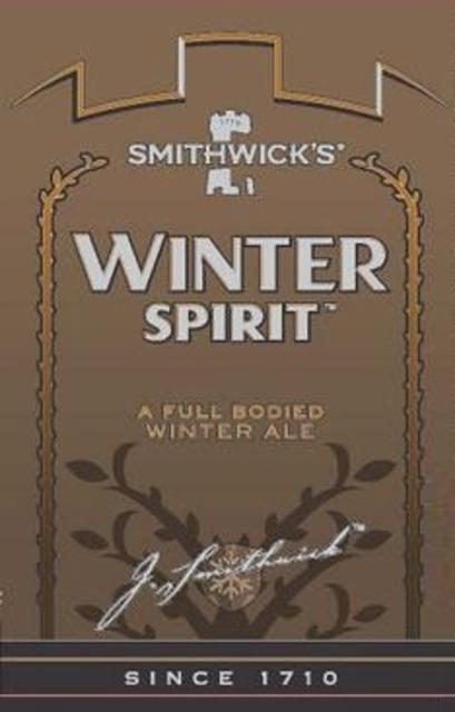 Smithwick's Winter Spirit 4.5%, Guinness (Diageo), Ireland