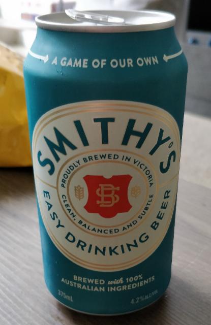 Smithy's Easy Drinking Beer 4.2%, Brick Lane Brewing Co., Australia