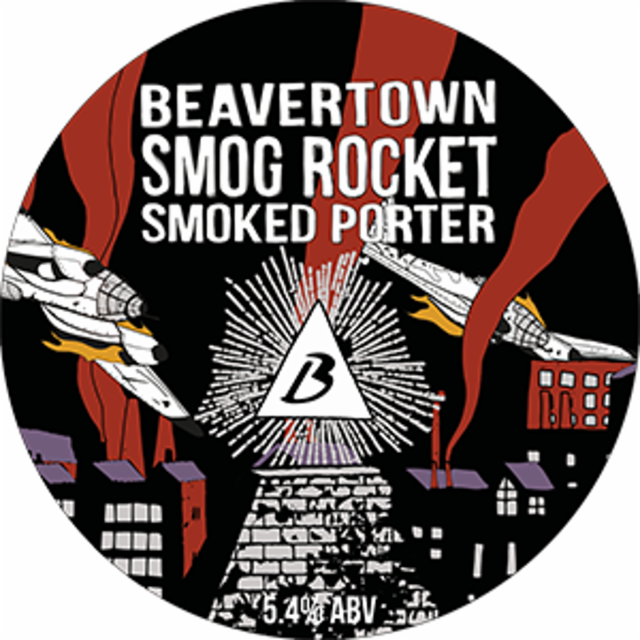 Smog Rocket 5.4%, Beavertown Brewery, England