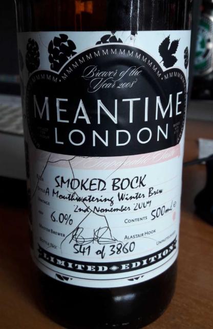 Smoked Bock 6.0%, Meantime Brewing, England