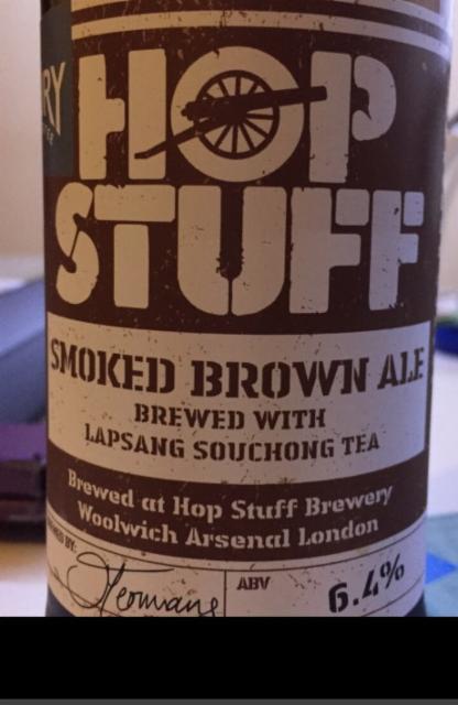 Smoked Brown Ale 6.4%, Hop Stuff Brewery, England