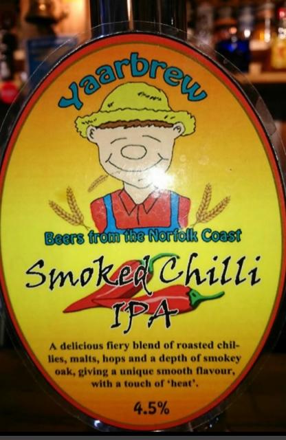 Smoked Chilli IPA 4.5%, Yaarbrew Microbrewery Limited, England