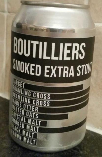Smoked Extra Stout 7.4%, Boutilliers Ltd, England