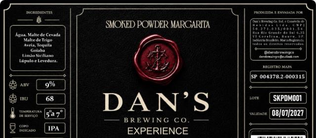 Smoked Powder Margarita 9.0%, Dan's Brewing Co, Brazil