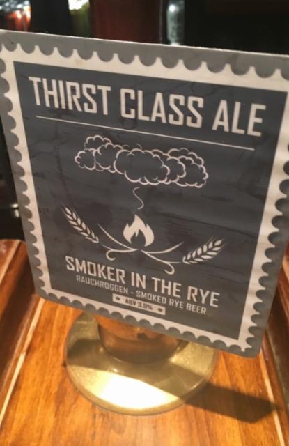 Smoker In The Rye 3.9%, Thirst Class Ale, England