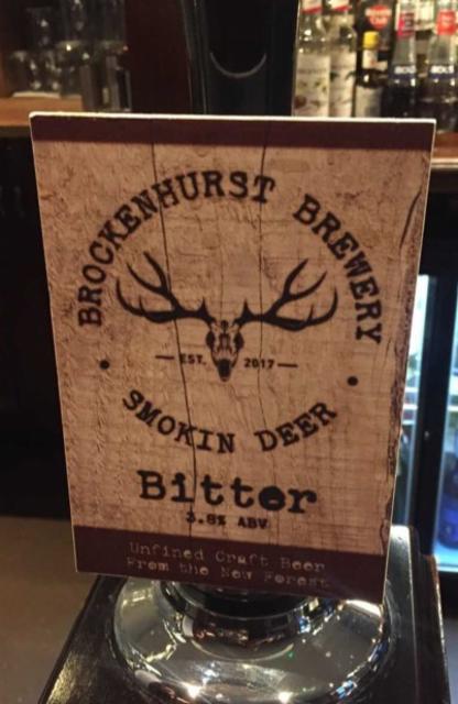 Smokin' Deer 3.8%, Brockenhurst Brewery, England