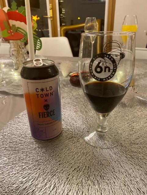 Smoky session Stout 4.5%, Cold Town Beer, Scotland