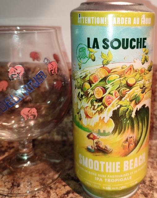 smoothie beach (IPA tropicale) 4.5%, La Souche Microbrasserie, Canada