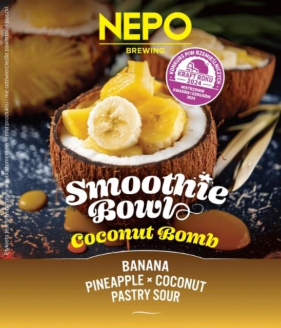 smoothie bowl coconut bomb 5.3%, Nepo Brewing (Browar Nepomucen), Poland
