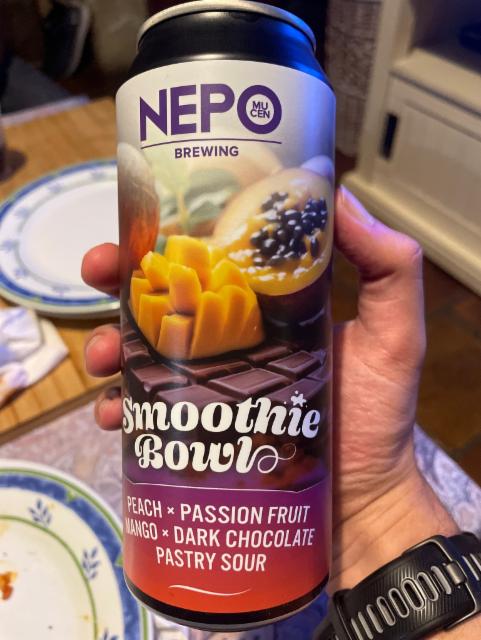 Smoothie Bowl Peach x Passion Fruit x Mango x Dark Chocolate 6.9%, Nepo Brewing (Browar Nepomucen), Poland