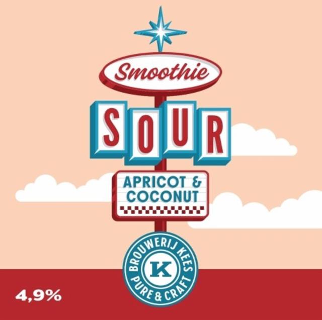 Smoothie Sour Apricot & Coconut 4.9%, Brouwerij Kees, Netherlands