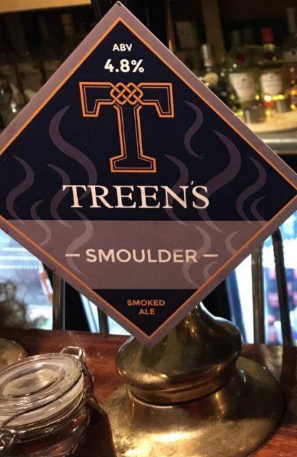 Smoulder 4.8%, Treen's Brewery, England