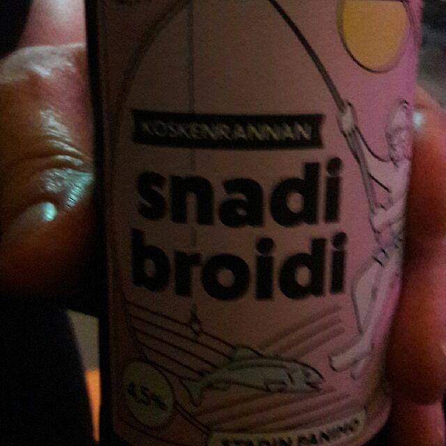 Koskenrannan Snadi Broidi 4.5%, Stadin Panimo, Finland