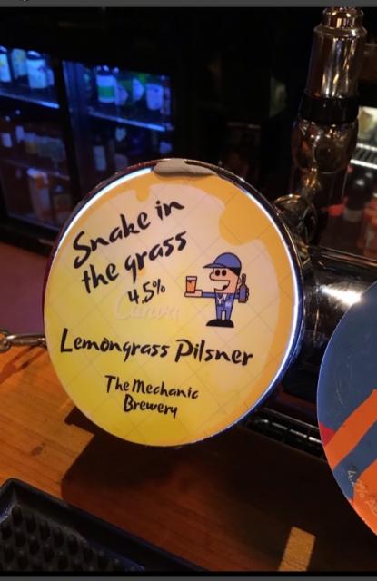 Snake In The Grass 4.5%, Mechanic Brewing Co, England