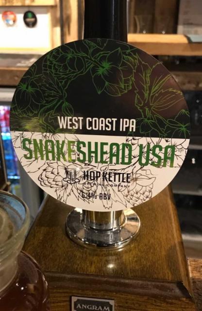 Snakeshead USA 6.4%, Hop Kettle Brewery, England
