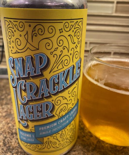 Snap Crackle Lager 5.0%, BACCALIEU TRAIL, Canada