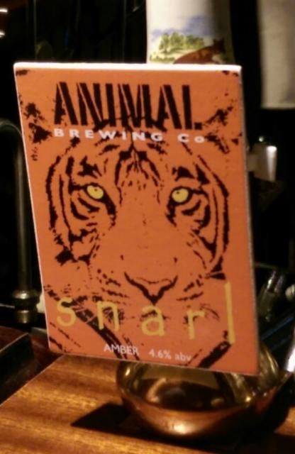 Snarl 4.6%, Animal Brewing Co., England
