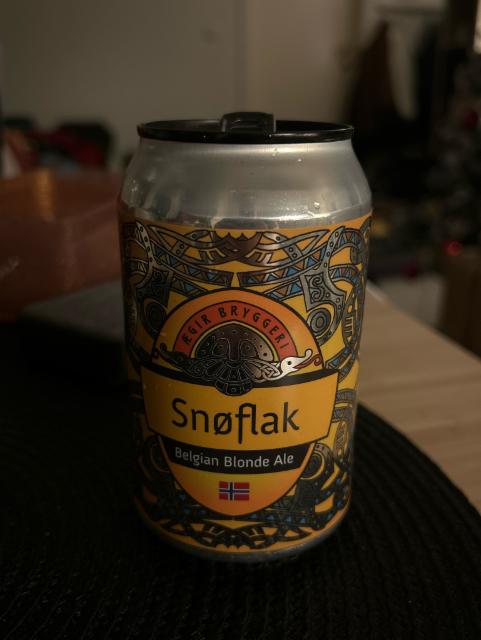 Snøflak 4.7%, Ægir Bryggeri, Norway
