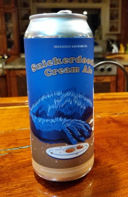 Snickerdoodle Cream Ale 5.2%, Ingenious Brewing Co., United States
