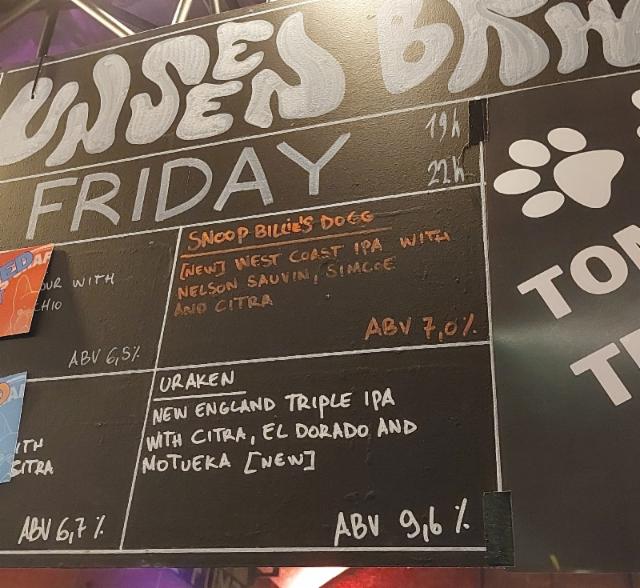 Snoop Billie's Dogg 6.8%, Unseen Brewing, Belgium