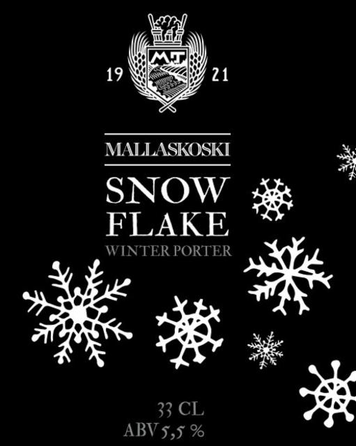 Snow Flake 5.5%, Mallaskosken Panimo, Finland