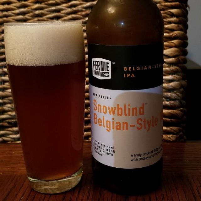 Snowblind Belgian IPA 7.9%, Fernie Brewing Company, Canada