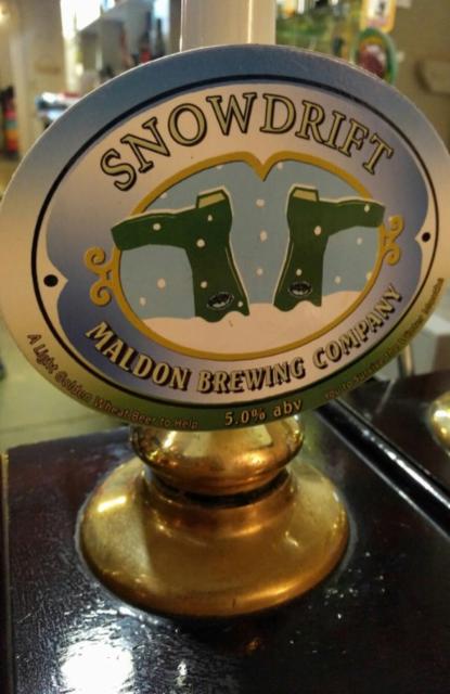 Snowdrift 5.0%, Maldon Brewing Company, England