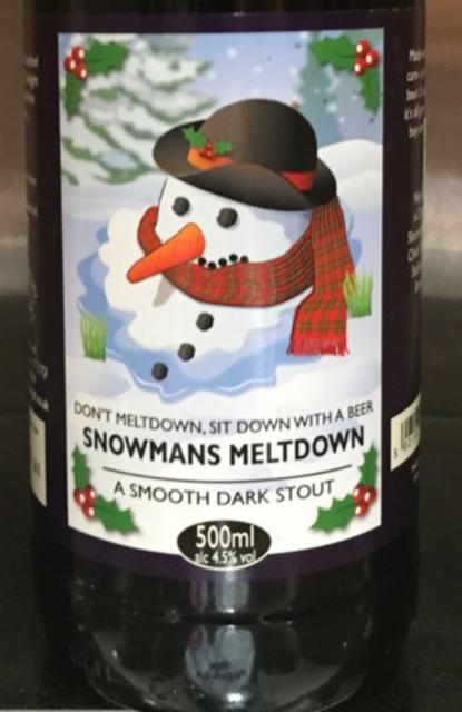 Snowmans Meltdown 5.0%, Staffordshire Brewery, England