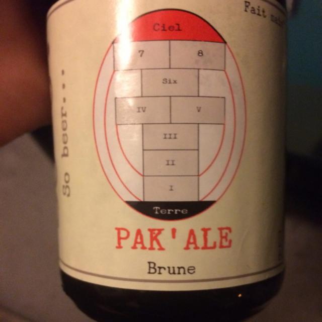 Pak'Ale 5.5%, Brasserie L'Âme Harelle (So'6!), France