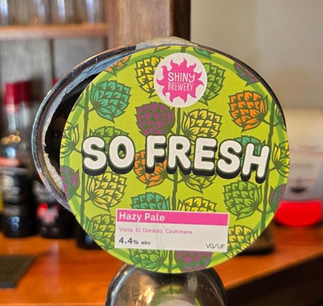 So Fresh 4.4%, Shiny Brewery, United Kingdom