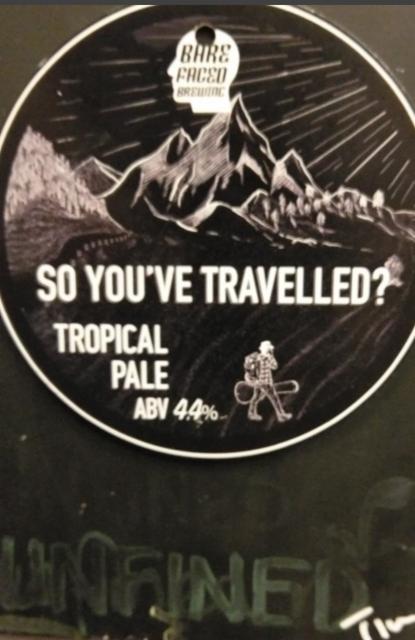 So You've Travelled 4.4%, Barefaced Brewing, England