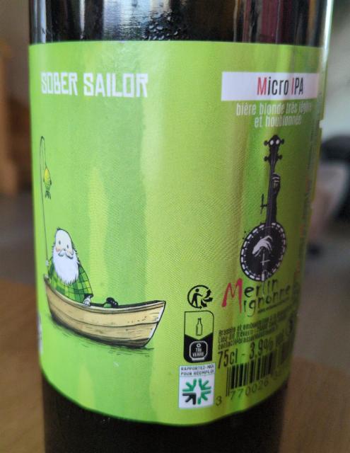 Sober sailor, Brasserie Merlin Mignonne