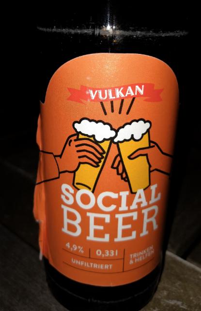 Social Beer 4.9%, Vulkan Brauerei, Germany