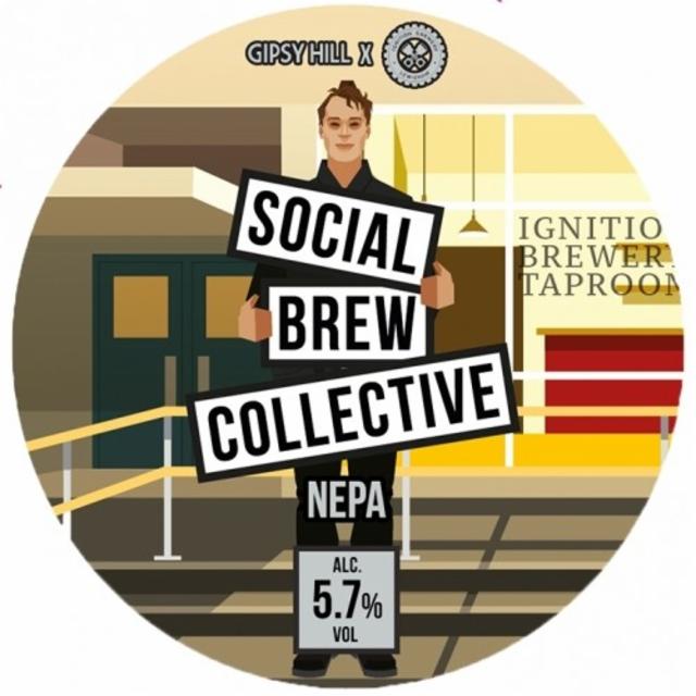 Social Brew Collective 5.7%, Gipsy Hill Brewing Co, England