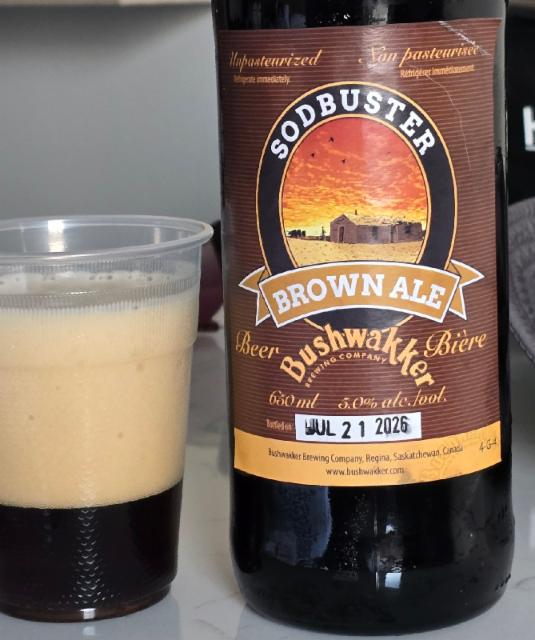 Sodbuster Brown 5.0%, Bushwakker Brewing Co, Canada