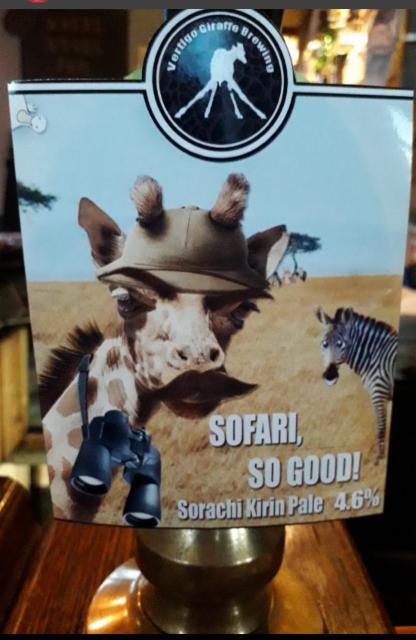 Sofari, So Good! 4.6%, Vertigo Giraffe, England