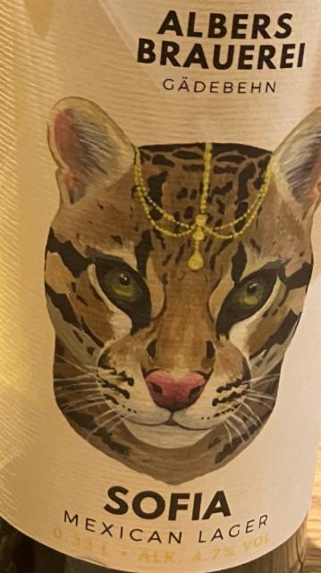 Sofia 4.7%, Albers Brauerei, Germany