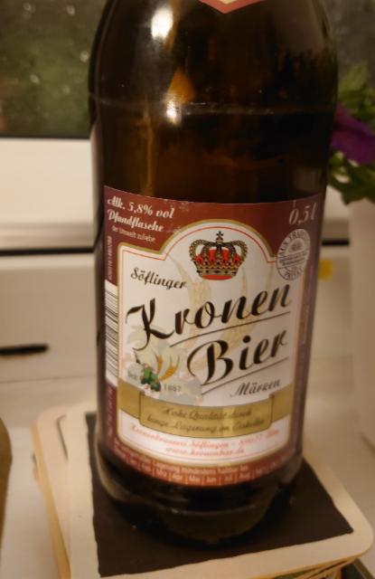 Söflinger Kronen Bier Märzen 5.8%, Kronenbrauerei Söflingen,Ulm, Germany