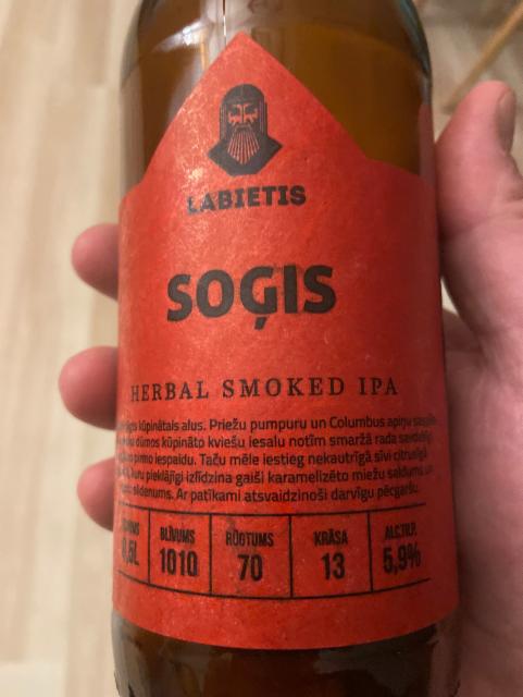 Soģis 5.9%, Labietis, Latvia