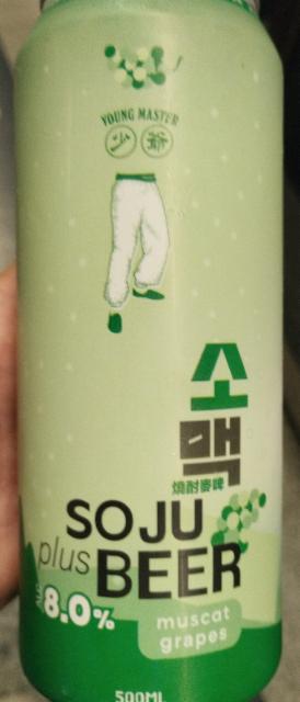 Soju+Beer Muscat Grapes / 燒酎麥啤 8.0%, Young Master Brewery / 少爺啤, Hong Kong