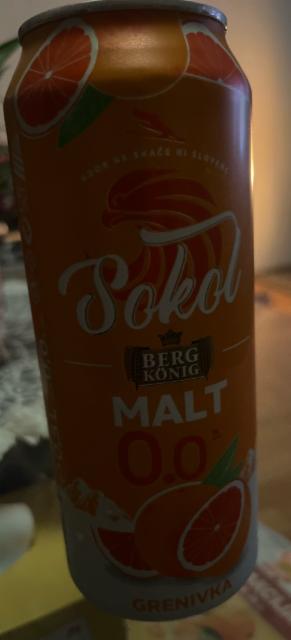 Sokol Malt Grapefruit 0.0%, bergkönig, Austria