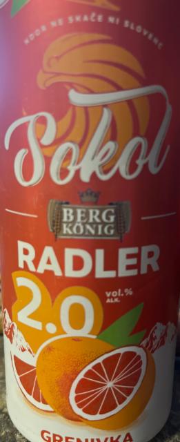 Sokol radler 2.0%, bergkönig, Austria