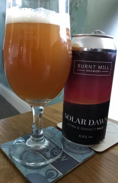 Solar Dawn 4.8%, Burnt Mill Brewery, England