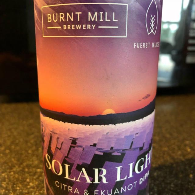 Solar Light 8.2%, Burnt Mill Brewery, England