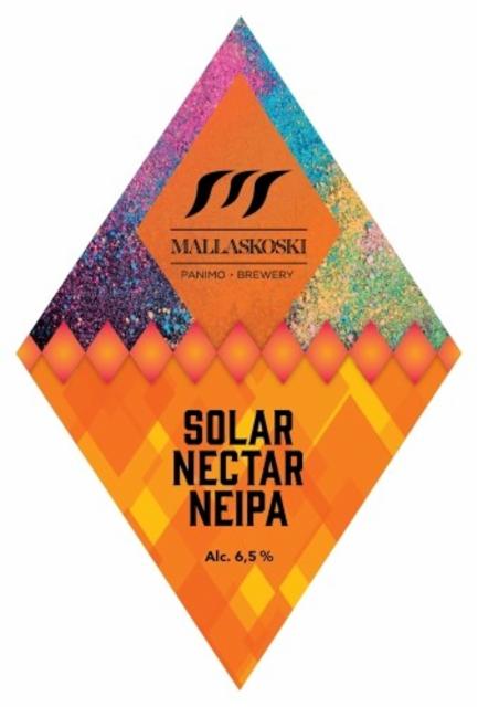 Solar Nectar NEIPA 6.5%, Mallaskosken Panimo, Finland