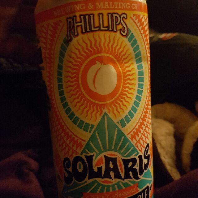 Solaris White Peach Ale 4.7%, Phillips Brewing & Malting Co., Canada