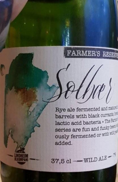 Solbær - Farmer's Reserve 7.0%, Lindheim Ølkompani, Norway
